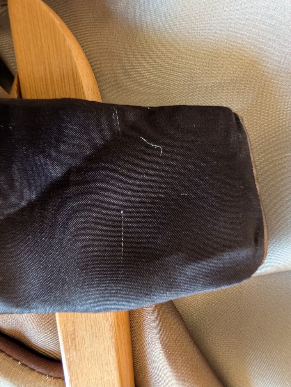 12th Tribe Dolce Ombre Cowl Neck Maxi Dress - Mocha to Taupe Gradient - Picture 7 of 9